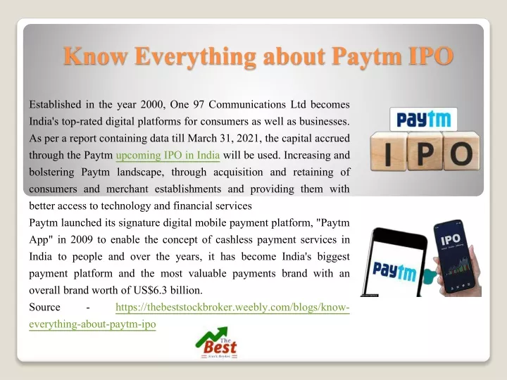 know everything about paytmipo