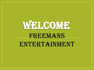 welcome