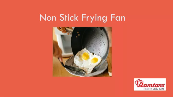 non stick frying fan