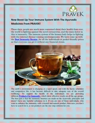 now boost up your immune system with