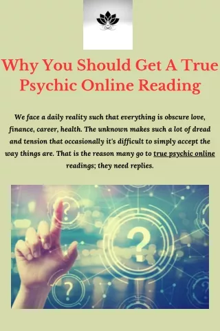 Why You Should Get A True Psychic Reading (1)