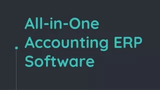 all in one accounting erp software