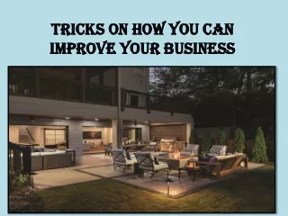 tricks on how you can improve your business