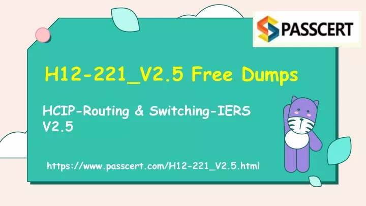 h12 221 v2 5 free dumps