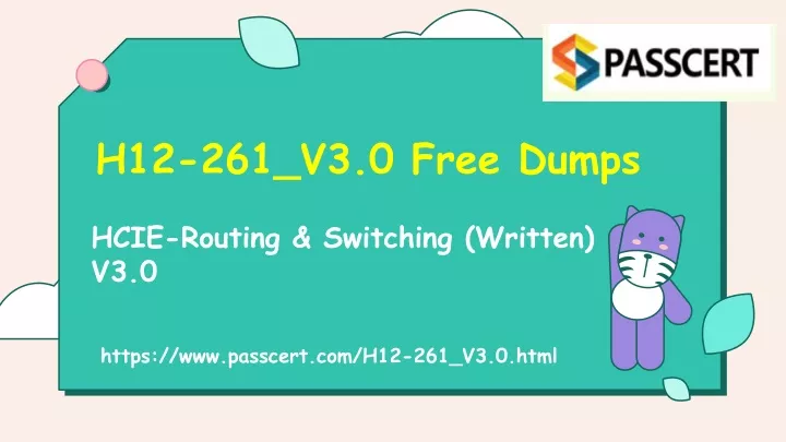 h12 261 v3 0 free dumps
