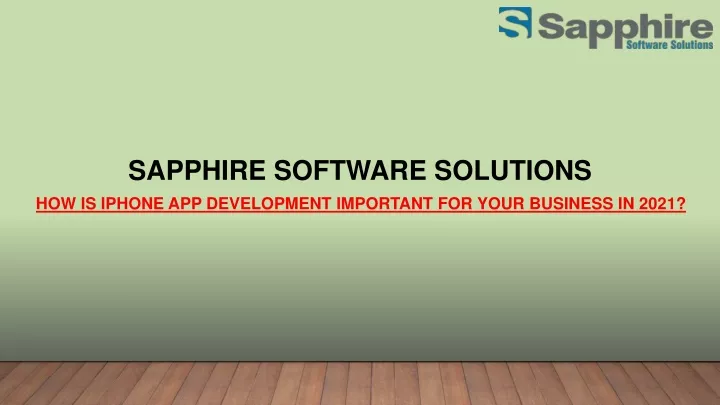 sapphire software solutions