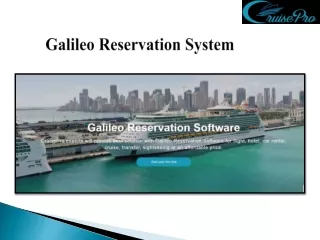 galileo reservation system