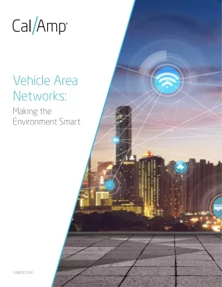 Vehicle Area Networks Making the Environment Smart