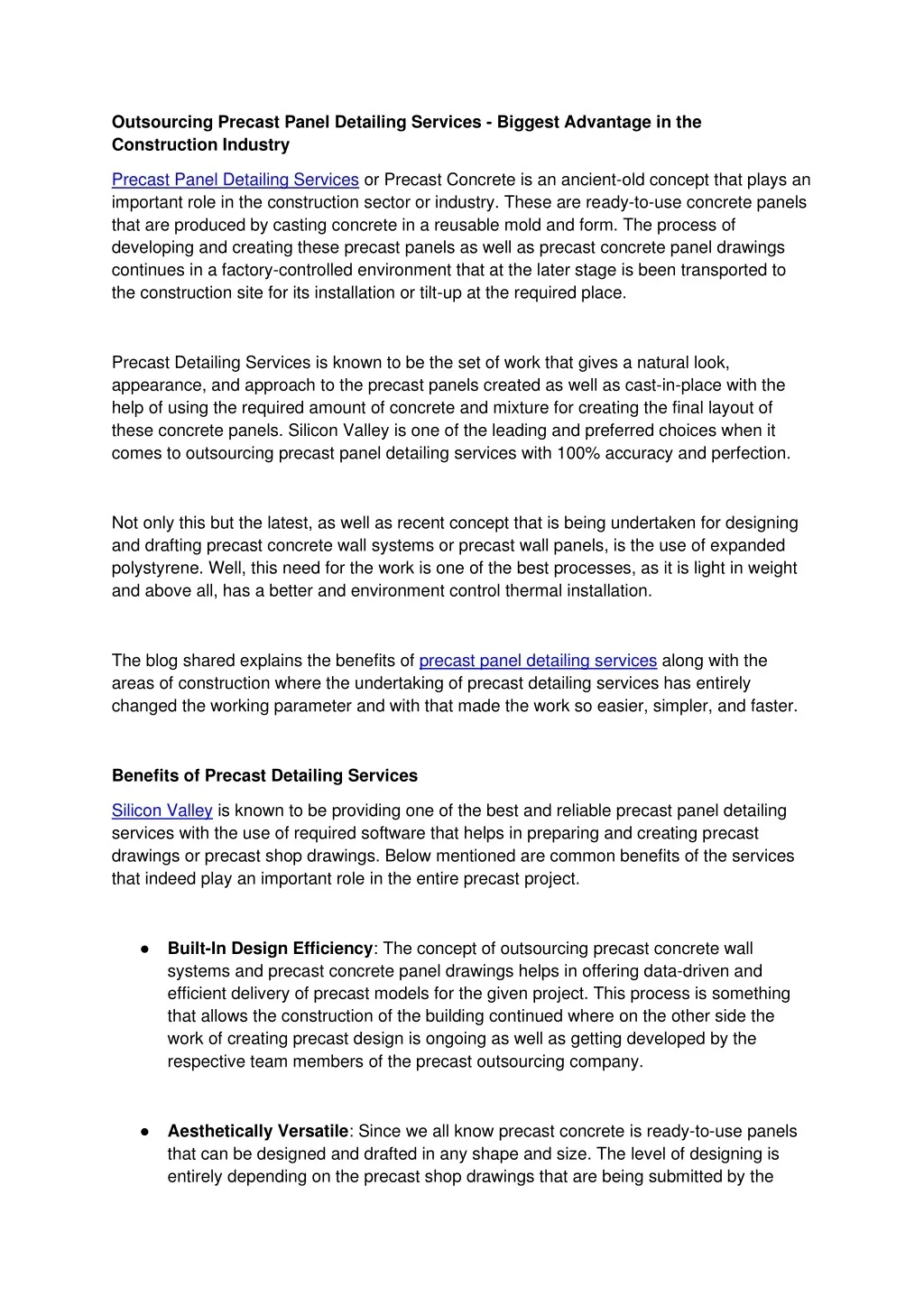 PPT - Precast Panel Detailing Services PowerPoint Presentation, free ...