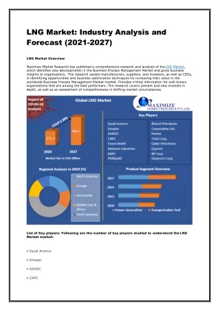 lng market industry analysis and forecast 2021