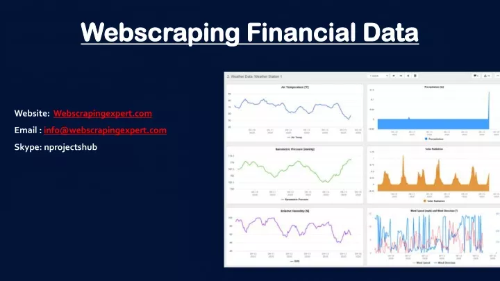 webscraping financial data