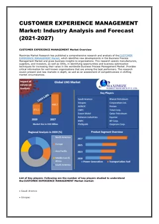 customer experience management market industry