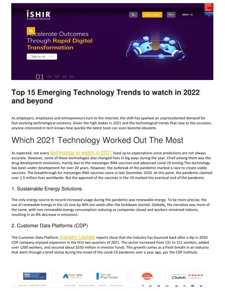 top 15 emerging technology trends to watch