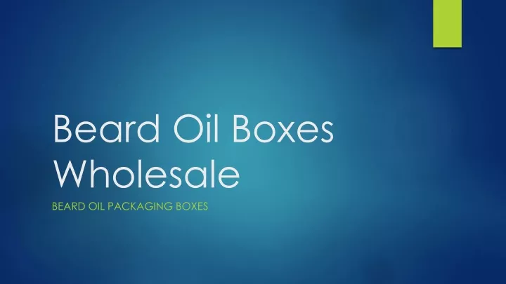 beard oil boxes wholesale