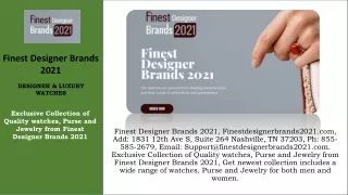 Finestdesignerbrands2021.com - Ph 855-585-2679