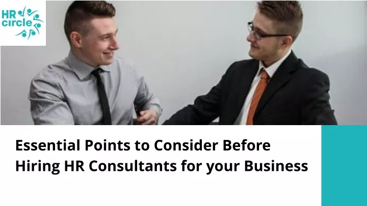 essential points to consider before hiring