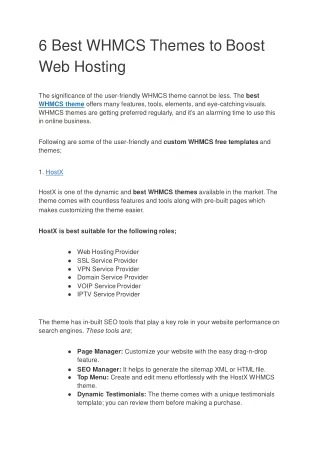 6 Best WHMCS Themes to Boost Web Hosting