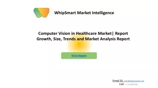 Healthcare computer vision market Report Growth, Size, Trends and Market Analys