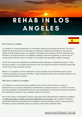 rehab in los angeles