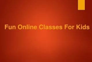 Fun Online Classes For Kids