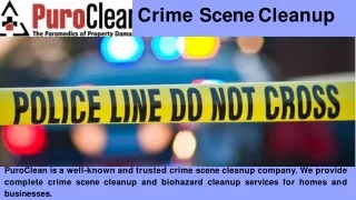 Crime Scene Cleanup