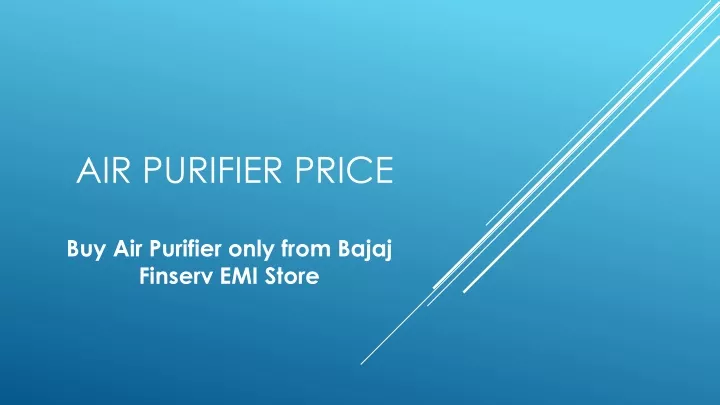 air purifier price