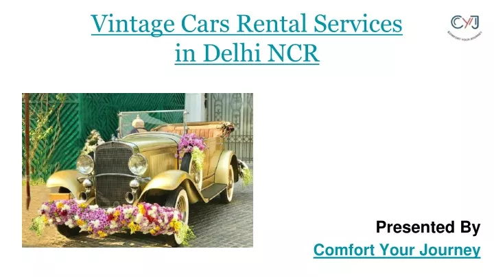 vintage cars rental services in delhi ncr