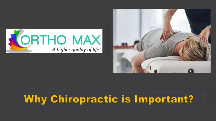 why chiropractic is important