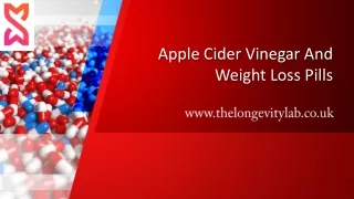 Apple Cider Vinegar And Weight Loss Pills