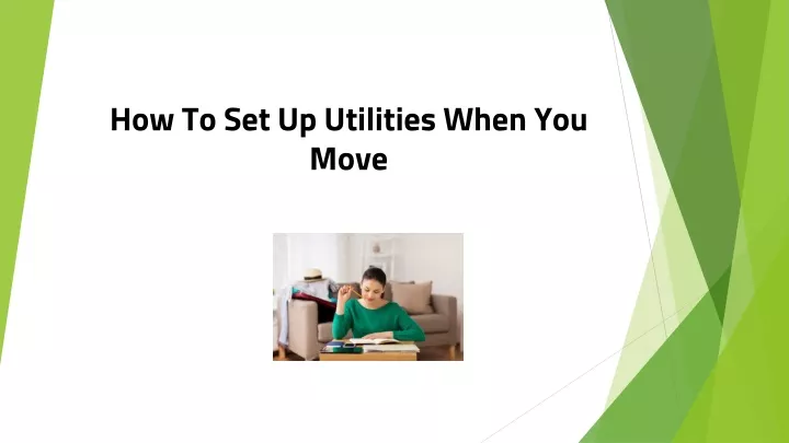 how to set up utilities when you move