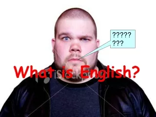 what is english
