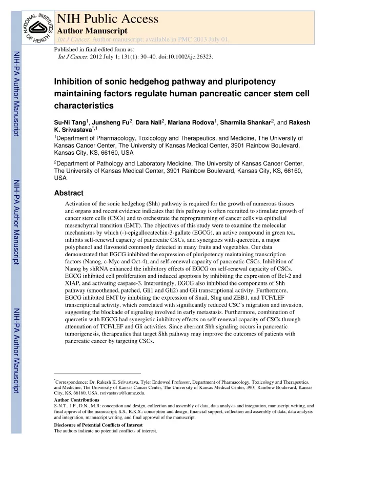 nih public access author manuscript int j cancer