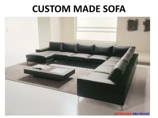 custom made sofa