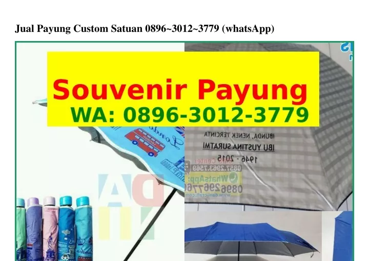 jual payung custom satuan 0896 3012 3779 whatsapp