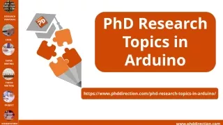 PhD Research Topics in Arduino