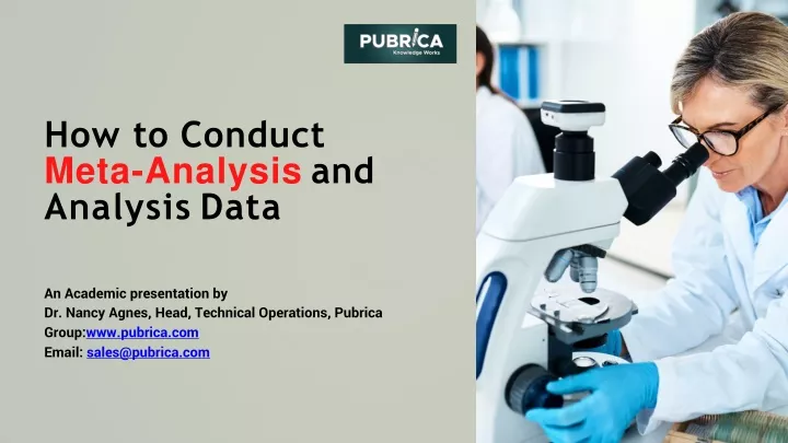 how to conduct meta analysis and analysis data