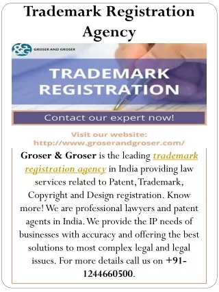 Trademark Registration agency