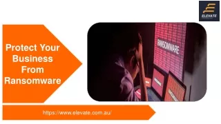protect your business from ransomware