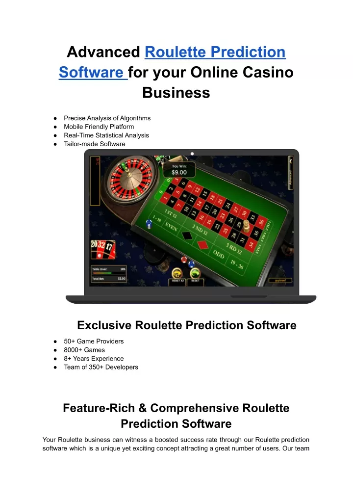 advanced roulette prediction software for your