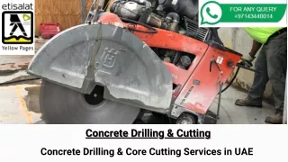 concrete drilling cutting concrete drilling
