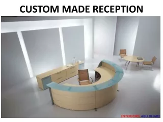 custom made reception