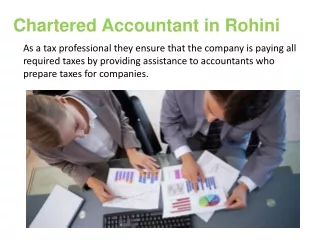 Chartered accountant in Rohini