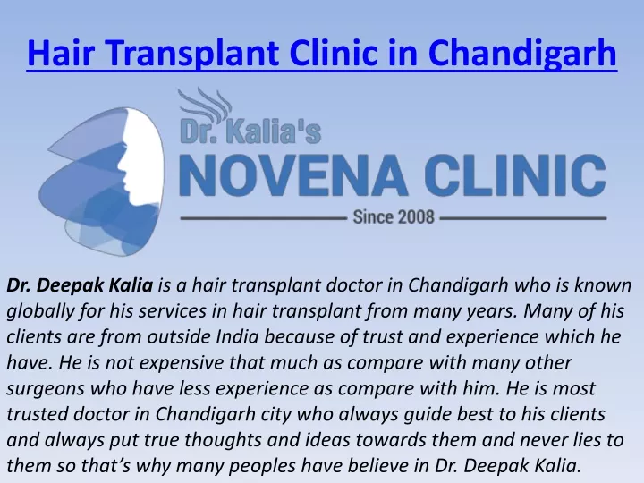 hair transplant c linic in c handigarh