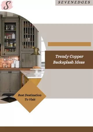 Trendy Copper Backsplash Ideas