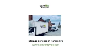Storage Services in Hampshire