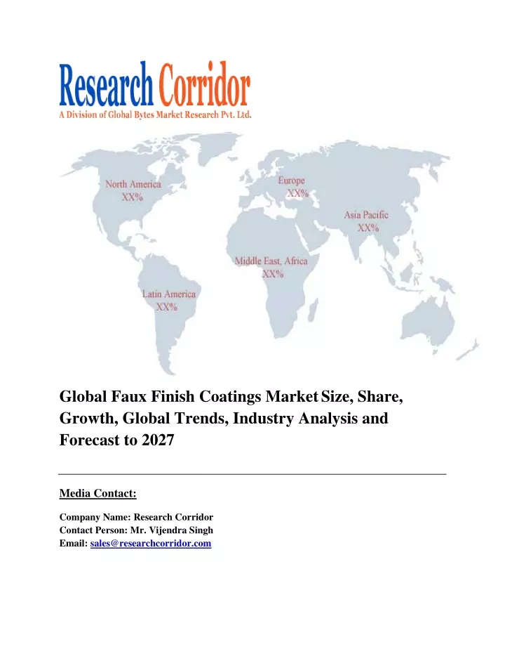 global faux finish coatings market size share