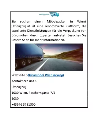 Büromöbel Wien bewegt  Umzugzug.at