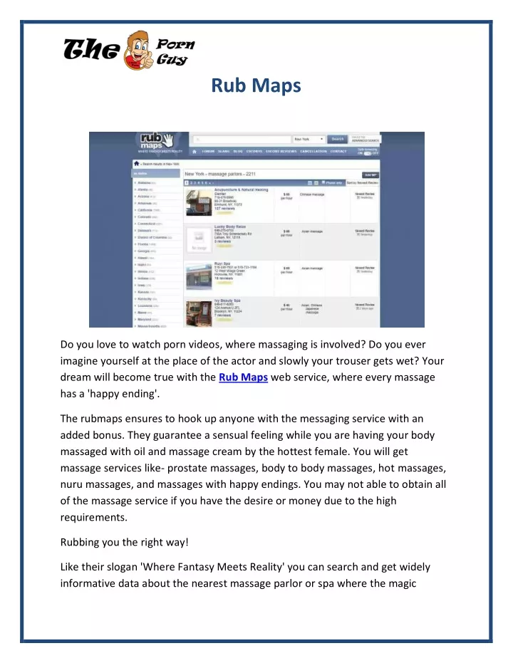 rub maps