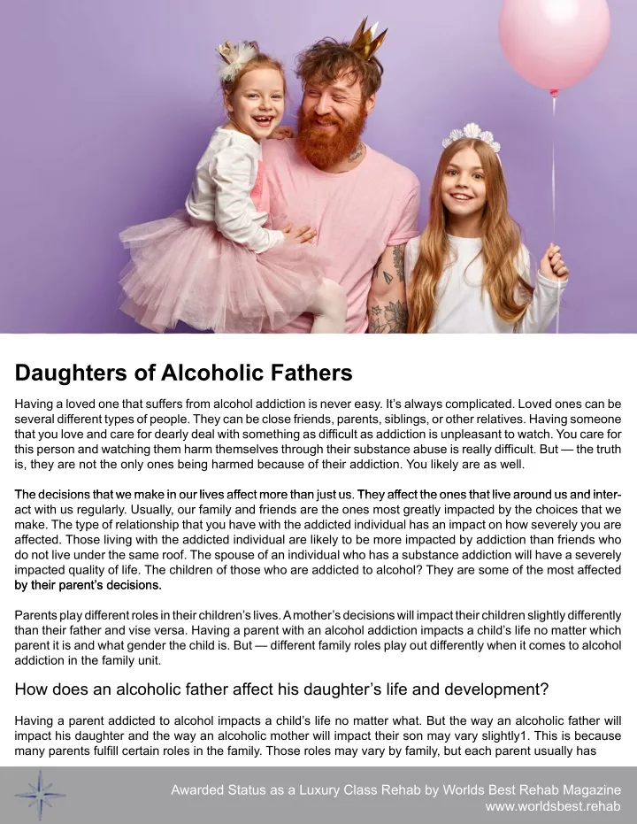 daughters of alcoholic fathers