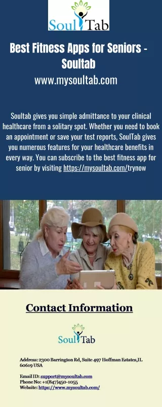 Best Fitness Apps for Seniors - Soultab